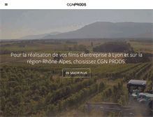Tablet Screenshot of film-entreprise-lyon.com
